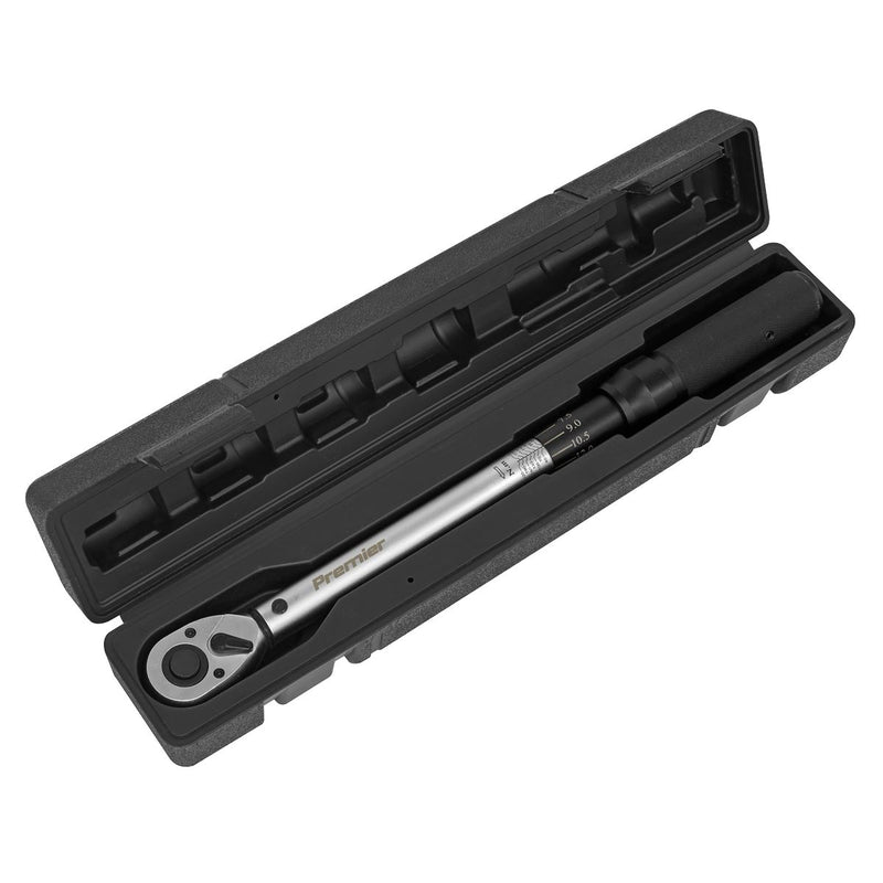 Sealey Premier Premier Micrometer Style Torque Wrench 1/2"Sq Drive 40-210Nm Sealey Premier - Dynamic Drive