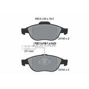 Textar Front Brake Pad Set 2314002