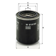 MANN-FILTER Service Kit with Air & Oil Filters fits Isuzu Gemini 1985-1993 1.5