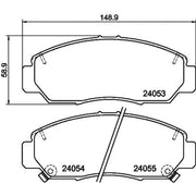 Mintex Front & Rear Pads fits Honda Fr-V 2004-2009 1.7 1.8 2.0 2.2