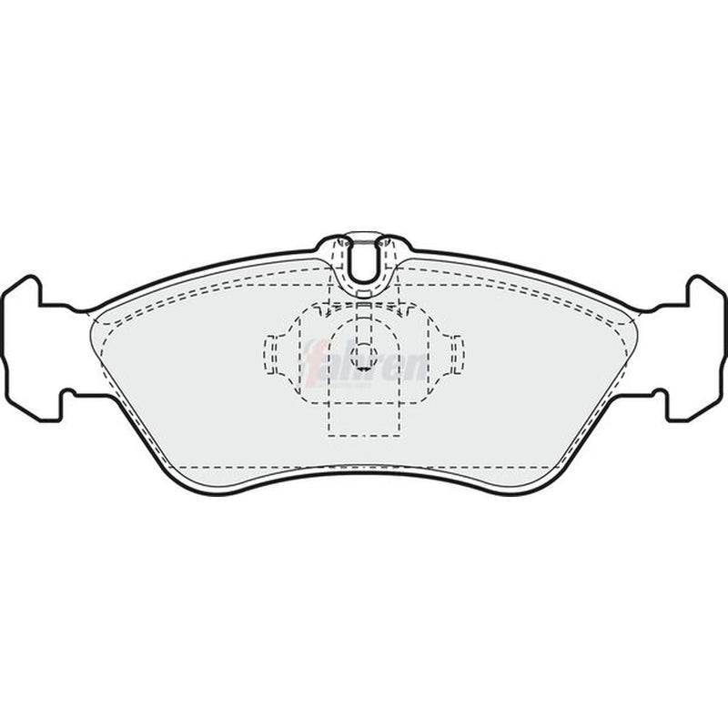 Fahren Rear Brake Pad Set FBP3113