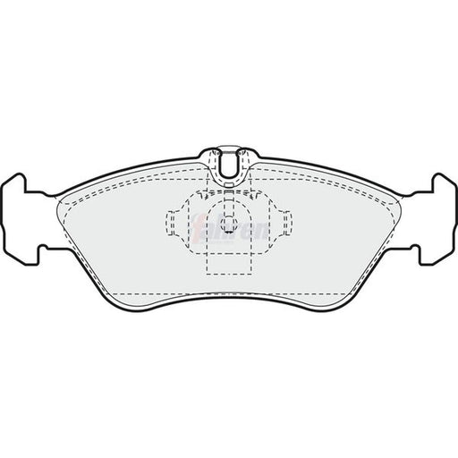 Fahren Rear Brake Pad Set FBP3113