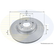 Comline Front & Rear Brake Discs & Pads fits Toyota Avensis 2005-2008 2.2