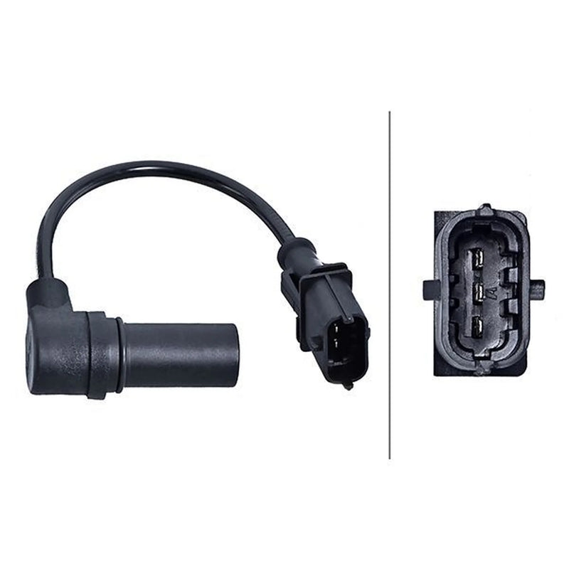Hella Crankshaft Position Sensor fits Opel Astra G 2003-2009 1.7