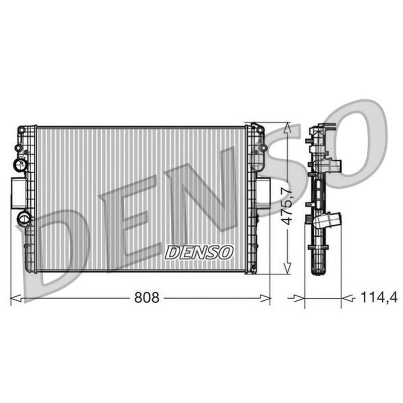 Denso Engine Radiator fits Iveco Daily IV 2006-2011