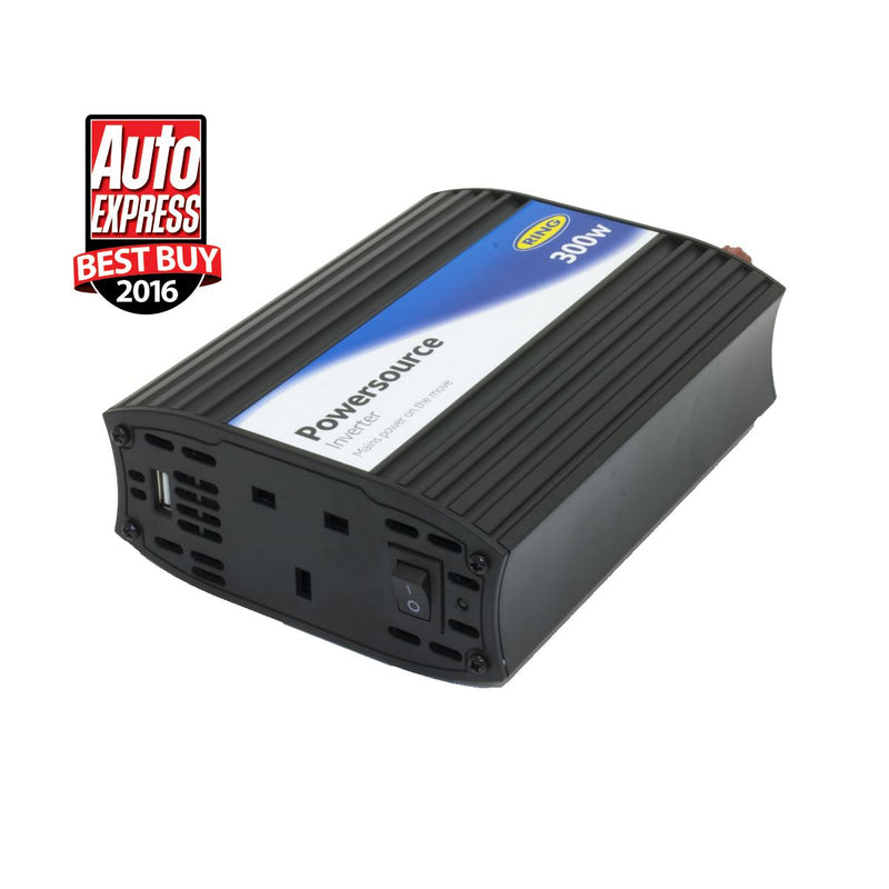 Ring RINVU300 Powersource 300w Inverter with USB Power Inverter Car DC 12V to 23 Ring Automotive - Dynamic Drive