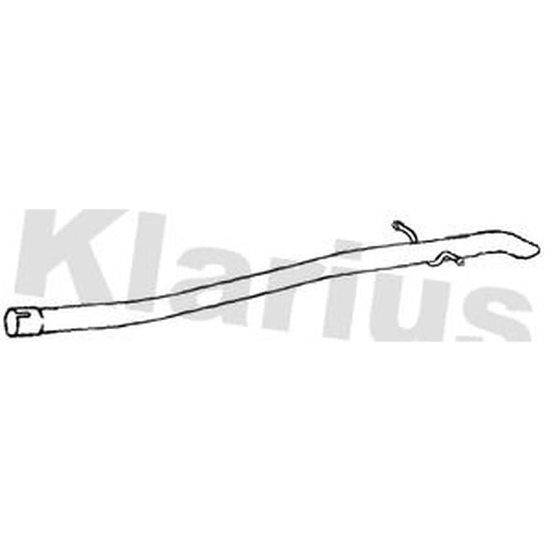 Klarius Exhaust Pipe OD fits Ford Transit V363 2016 on 2.0