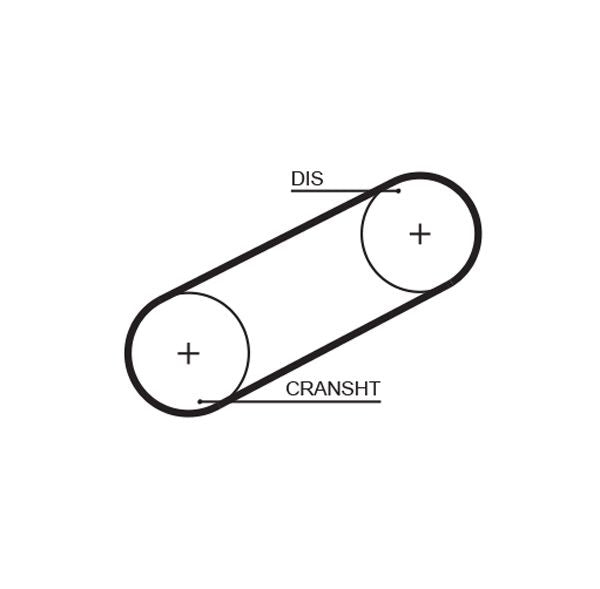 Gates 5101 Timing Belt