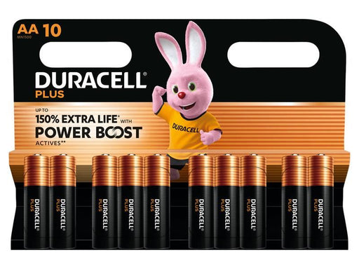 Duracell AA Cell Plus with Power Boost Batteries (Pack 10) Duracell - NN4 Online