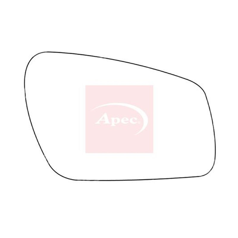 Apec Exterior Wing Mirror Glass Right fits Ford C-Max 2007-2010 1.6 1.8 2.0