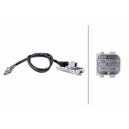 Hella NOx Nitrogen Oxide Sensor Exhaust Pin fits Mercedes-Benz MP5 2011 on