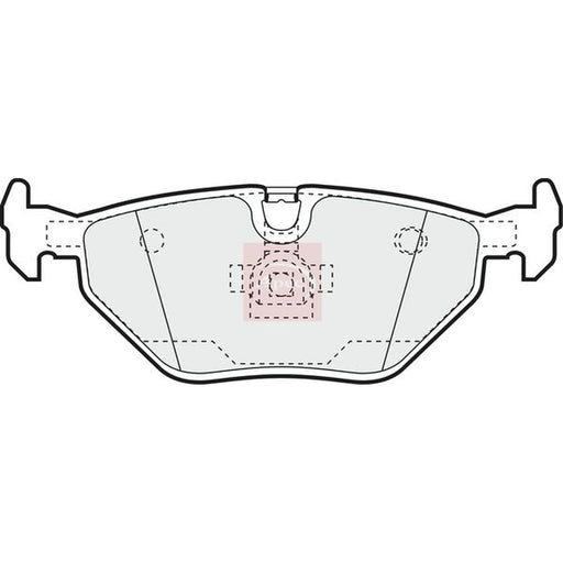 Apec Rear Brake Pad Set PAD1045