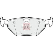 Apec Rear Brake Pad Set fits BMW 3 1997-2007