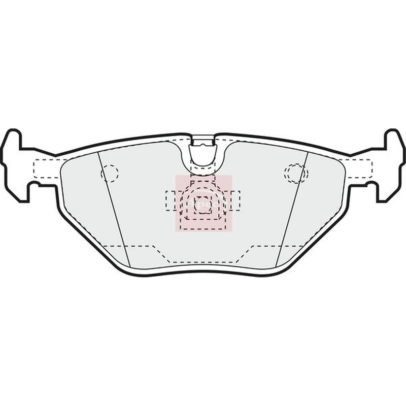 Apec Rear Brake Pad Set fits BMW 3 1997-2007