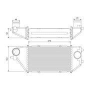 Valeo Intercooler (Charge Air Cooler) 818381