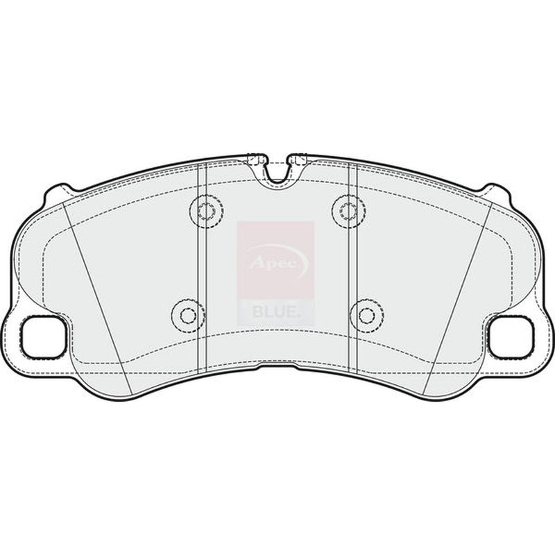 Apec Front Brake Pad Set fits Porsche 911 2013-2025 3.0 3.8