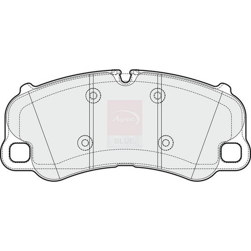 Apec Front Brake Pad Set fits Porsche 911 2013-2025 3.0 3.8