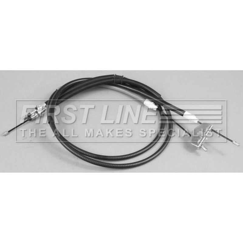 First Line Handbrake Cable Centre fits Ford Fiesta V 2001-2010 1.25 1.3 1.4 1.6