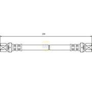 NAPA Brake Hydraulic Hose Line Rear NBH1201