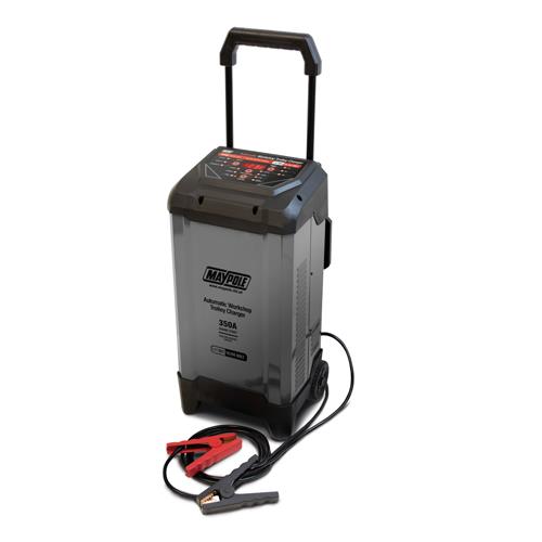Maypole Workshop Automatic Start Trolley Battery Charger 60A /350A 12-24V - image 1