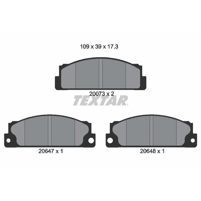 Textar Front Brake Pad Set 2007306