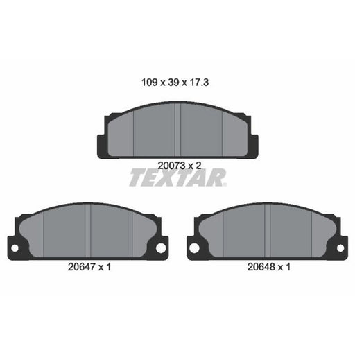 Textar Front Brake Pad Set 2007306