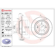 Brembo Rear Brake Solid Discs & Pads fits Kia Soul III 2019 on 1.6