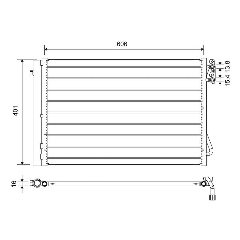 Valeo Air Conditioning Condenser 812720