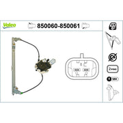 Valeo Electric Window Regulator Lifter Right Rear 850061