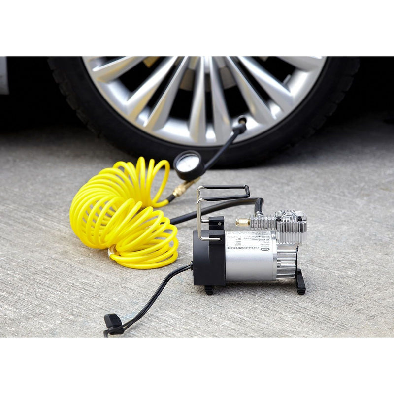Ring RAC900 Heavy Duty Tyre Inflator, Air Compressor with 7m extendable airline Ring Automotive - Dynamic Drive