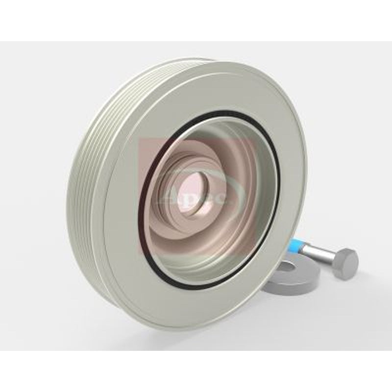 Apec Crank Shaft Belt Pulley fits Citroën C4 Grand Picasso II 2013 on 2.0
