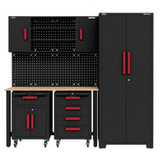 American Pro Complete Garage Storage System with 2 Mobile Trolleys APMS12OP American Pro - Dynamic Drive