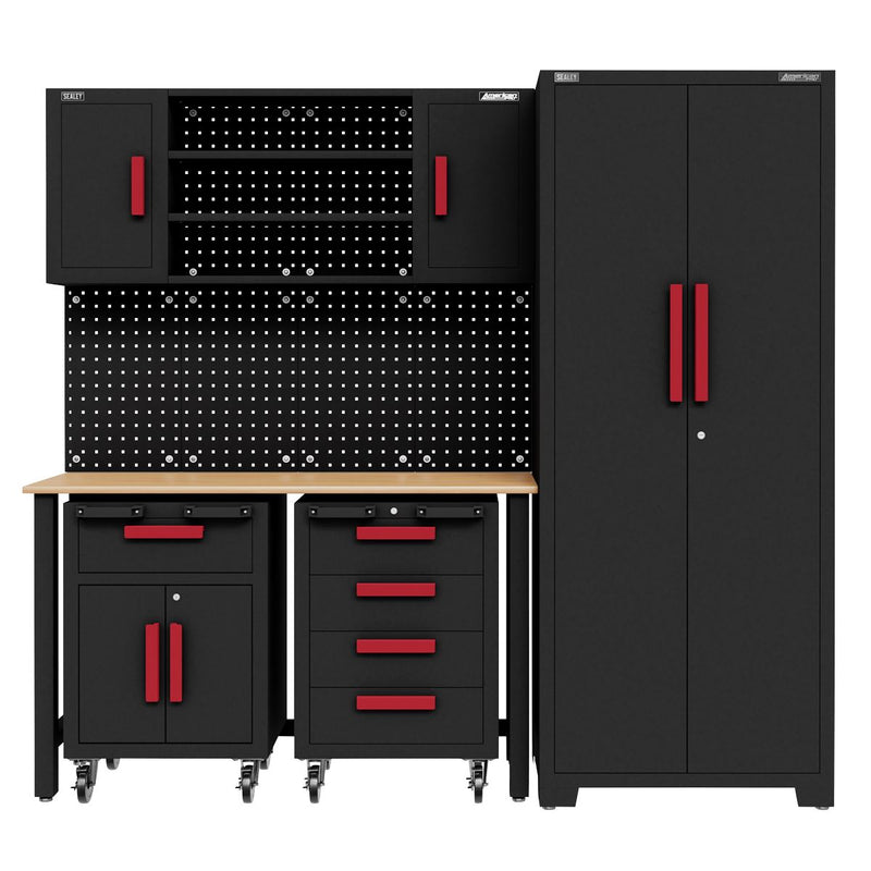 American Pro Complete Garage Storage System with 2 Mobile Trolleys APMS12OP American Pro - Dynamic Drive