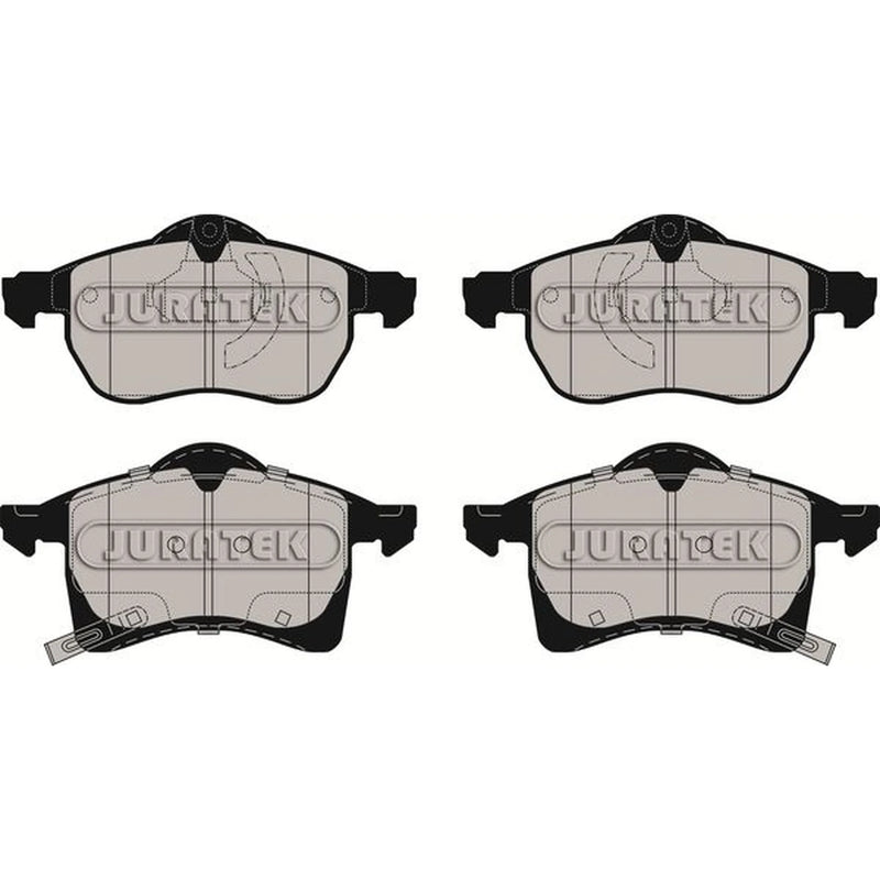 Juratek Front Brake Pad Set fits Opel Astra G 1998-2005 1.2 1.6 1.8 2.0 2.2