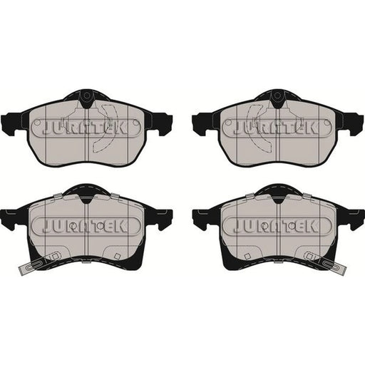 Juratek Front Brake Pad Set fits Opel Astra G 1998-2005 1.2 1.6 1.8 2.0 2.2