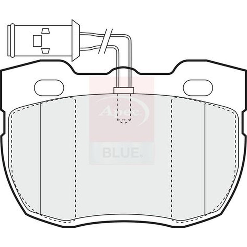 Apec Front Brake Pad Set fits Carbodies Fx Fairway 1987-1996 2.7