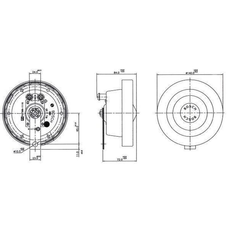 Bosch Car Horn Signal Unit