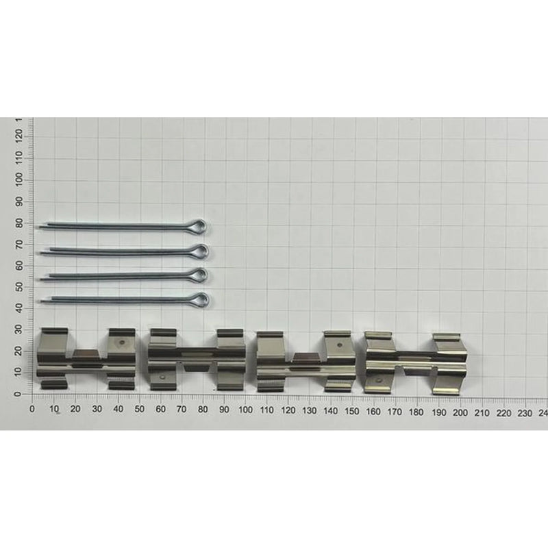 Juratek Brake Pad Accessory Fitting Kit Rear fits Ford Transit 1988-1991 2.5