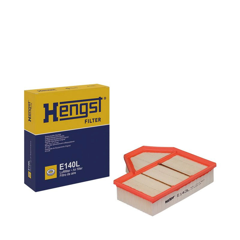 Hengst Engine Air Filter Left fits BMW 5 2004-2010