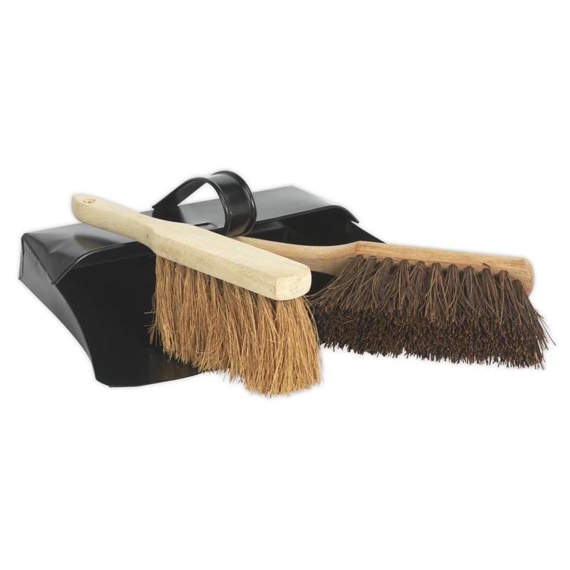 Sealey Dustpan & Brushes Metal BM26 Sealey - Dynamic Drive