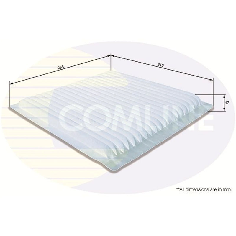 Comline Cabin Air Filter (Pollen Filter) fits Lexus Gs 1997-2000