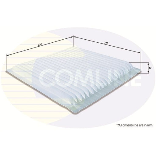 Comline Cabin Air Filter (Pollen Filter) fits Lexus Gs 1997-2000