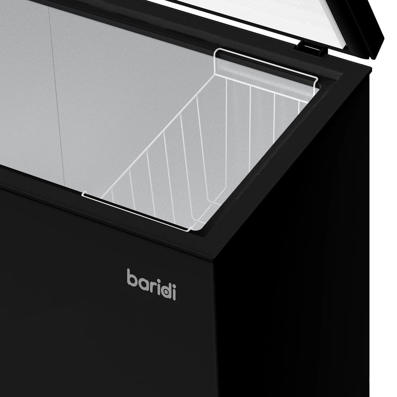 Baridi Freestanding Chest Freezer 142L Capacity - Black DH152 Baridi - Dynamic Drive