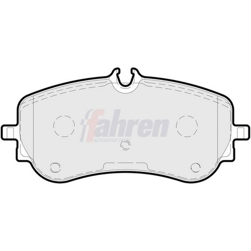 Fahren Rear Brake Pad Set FBP3912