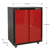 Sealey Modular 2 Door Cabinet with Worktop 665mm APMS81 Sealey - Dynamic Drive