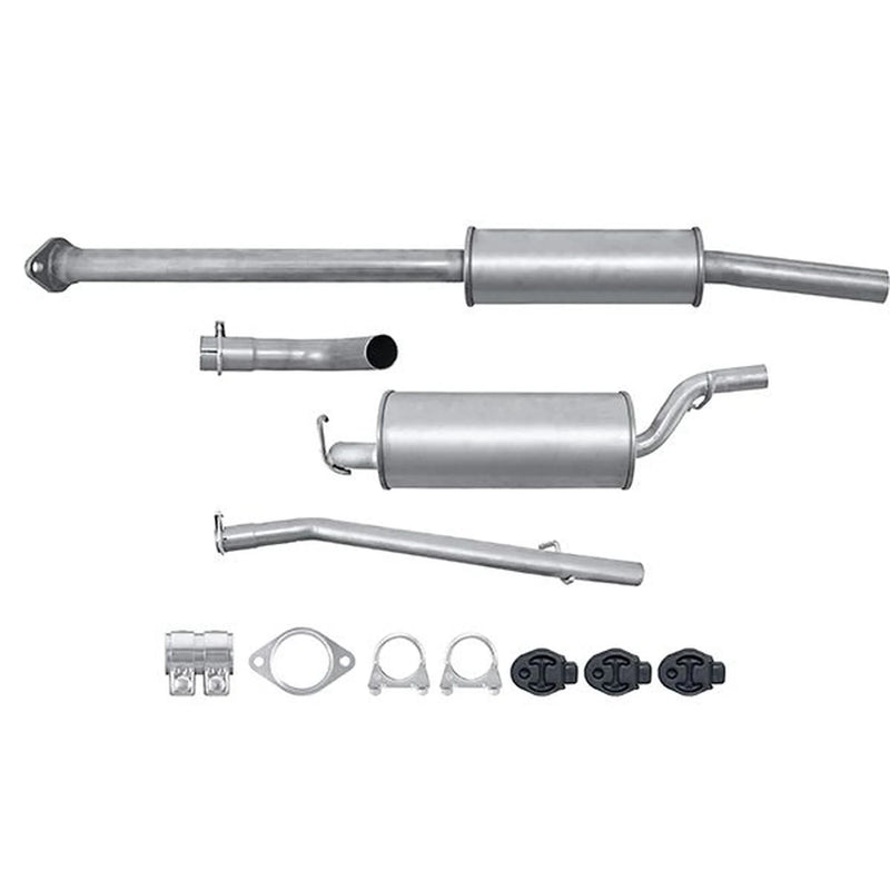 Hella End Silencer Rear fits Mazda 3 2003-2009 1.3 1.6