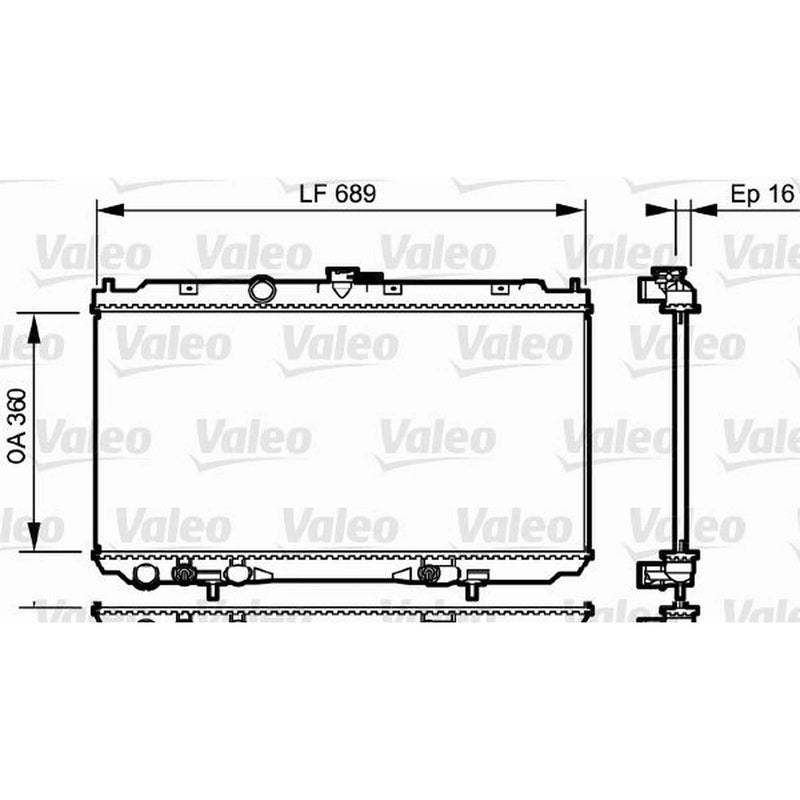 Valeo Engine Radiator 734706