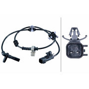 Hella ABS Wheel Speed Sensor Rear 6PU 358 251-731
