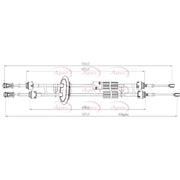 Apec Manual Transmission Cable Pull fits Citroën Relay III 2006-2020 2.2