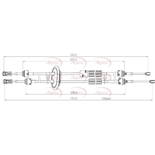 Apec Manual Transmission Cable Pull CAB7031